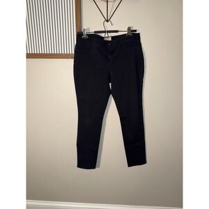 GH Bass & Co Black Skinny Pants Womens Size 10 Cotton Blend Stretch 5-Pocket